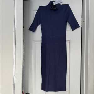 Brand new,Guess Navy Blue, long sleeve Dress.